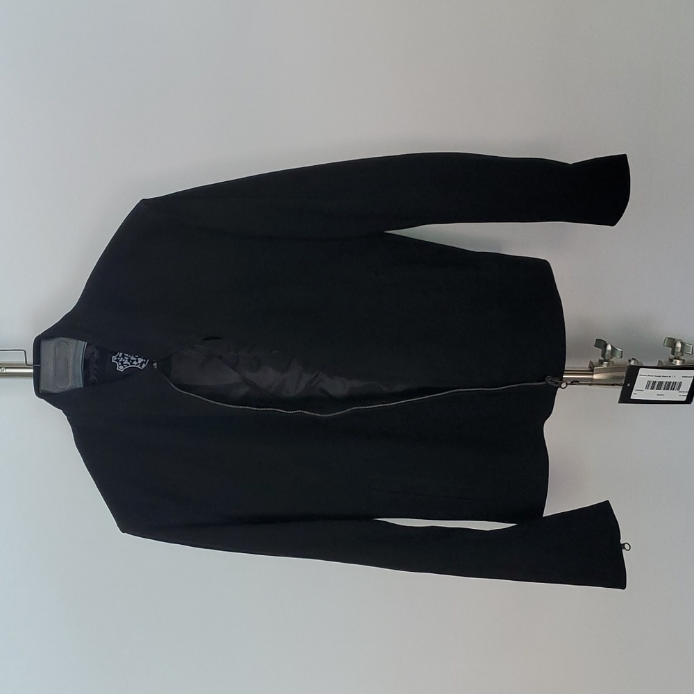 Mens black James Bond Spectre leather jacket 38